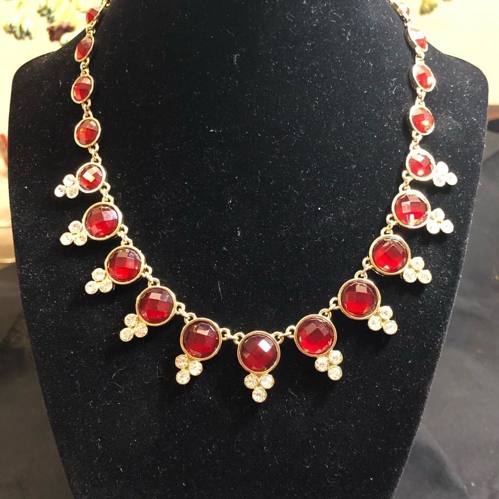 Gold colored necklace